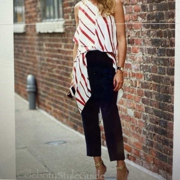 Banana Republic Striped Asymmetric Dress - Picture 15 of 15